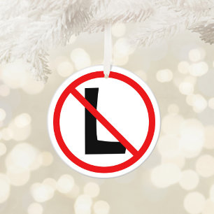 No L Ornament