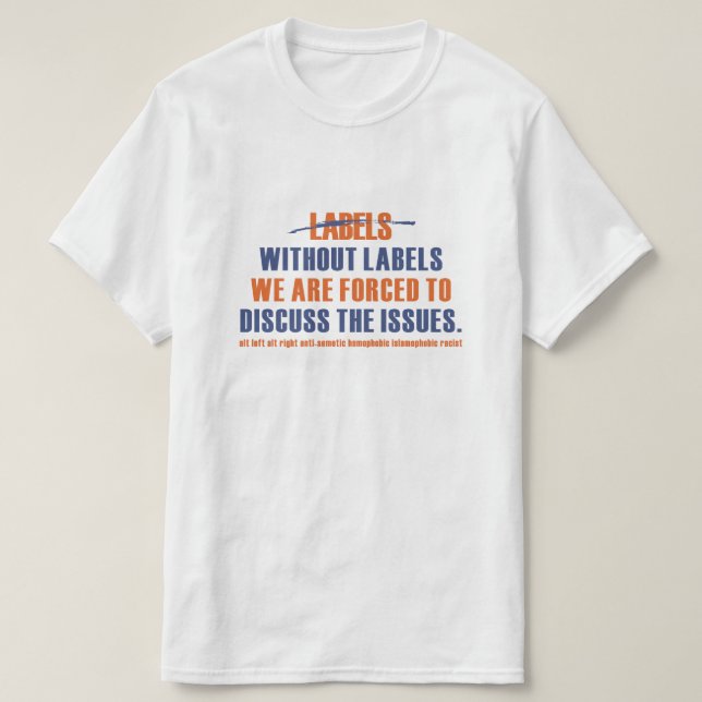No Labels T-shirt (Design Front)