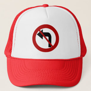 No Left Turn Cap