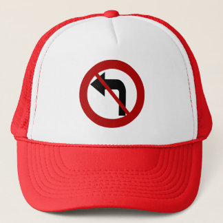 No Left Turn Cap