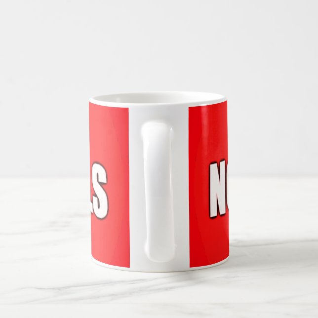 NO LIBERALS COFFEE MUG (Handle)