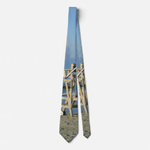 No Lifeguard On Duty Neck Tie