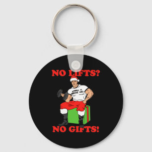 No Lifts No Arnold Schwarzenegger Christma Key Ring