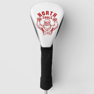 No Lifts No Gifts North Swole Washed Gym Christmas Golf Head Cover