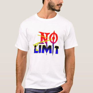 No Limit, Motivational Typography T-Shirt