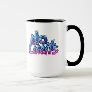 No Limits Cyberpunk Streetwear Digital Design Mug