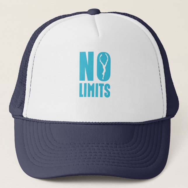 No Limits Freediving  Trucker Hat (Front)