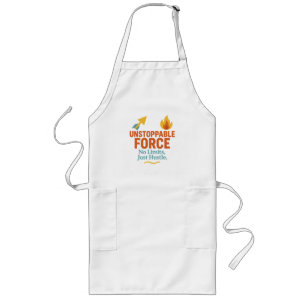 No Limits, Just Hustle Motivational Long Apron