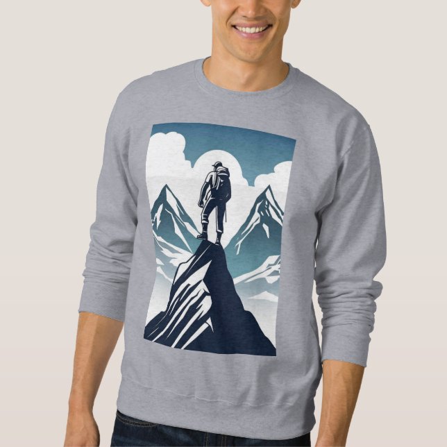 No Limits, Just Results: Climb Your Own Mountain Sweatshirt (Front)