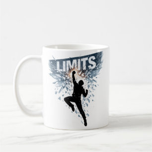 No Limits Motivation Design Coffee Mug
