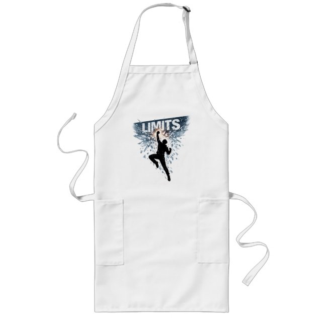 No Limits Motivation Design  Long Apron (Front)