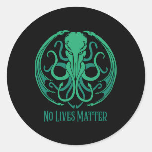 No Lives Cthulhu Sticker 