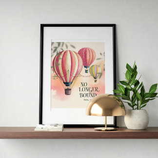 No Longer Bound Romans 6:18 Poster