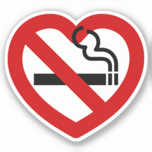 No Love For Smoking Sign