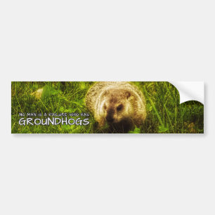 No man is a failure who has Groundhogs Bumper Sticker