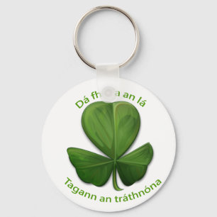 No matter how long the day, the evening comes. key ring