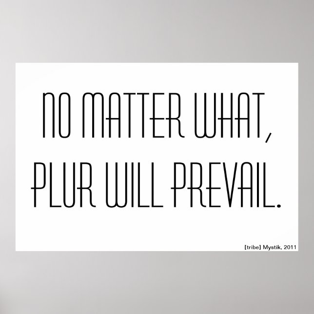 No Matter What Poster (Front)