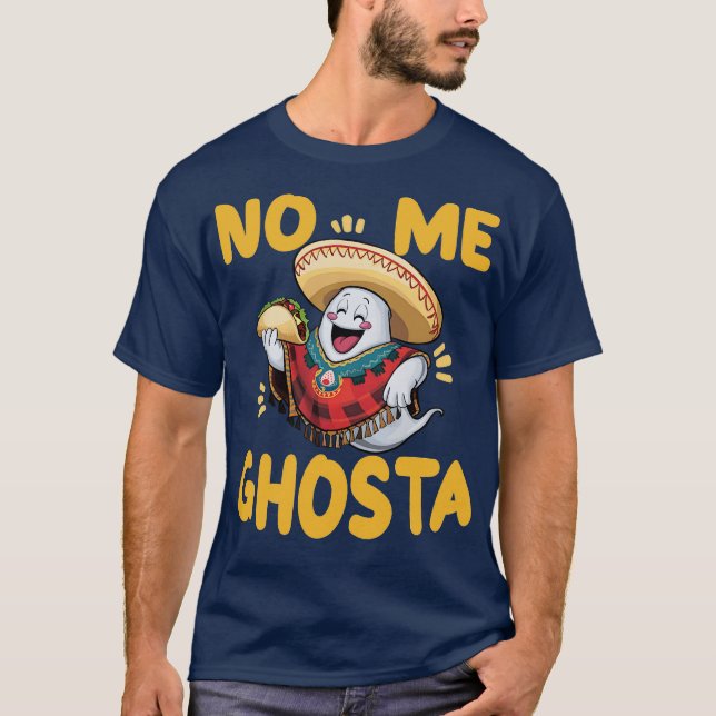 no me ghosta halloween T-Shirt (Front)