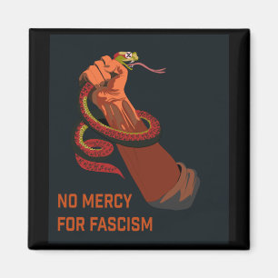 No Mercy For Fascism 2025 Edition  Magnet
