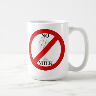 No milk coffee mug