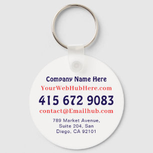No Minimum Small Business Promo Keychains