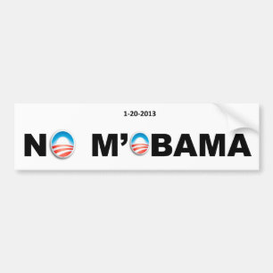 NO MOBAMA Bumper Sticker