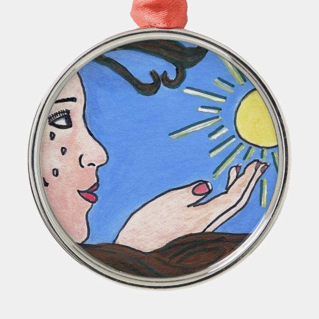 No more alone metal tree decoration (Front)