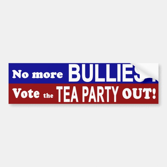 No More Bullies 1 Bumper Sticker (Front)