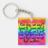 No More Coming Out Of The Closet Pride
