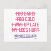 No More Excuses