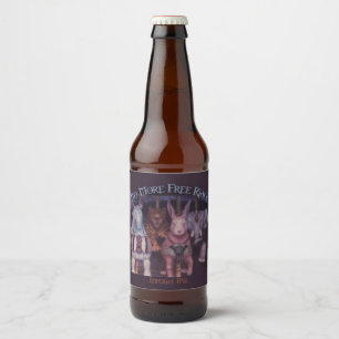 No More Free Rides, name and style Beer Bottle Label