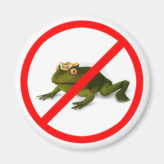 No More Frogs! Magnet (Front)