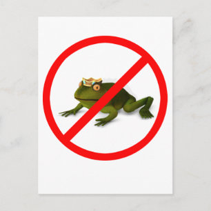 No More Frogs! Postcard