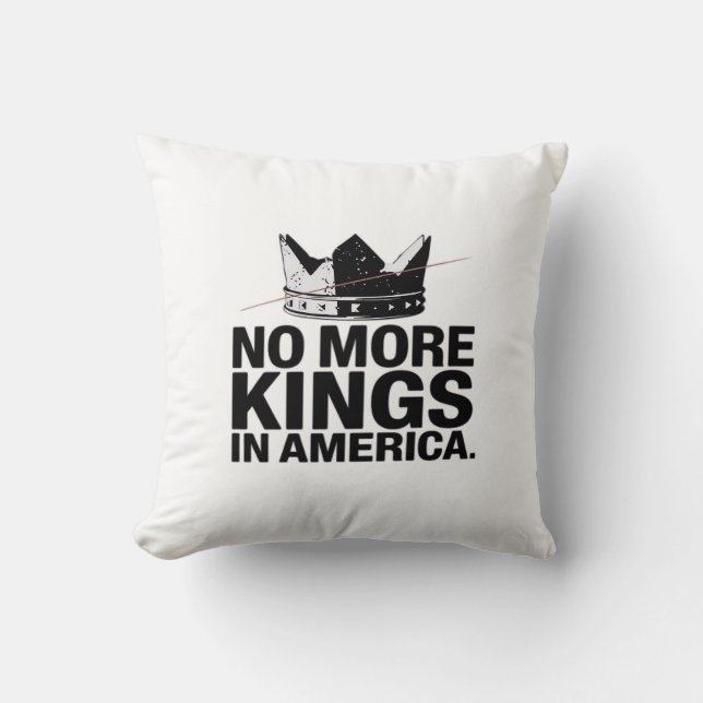 No More Kings In America Cushion (Front)