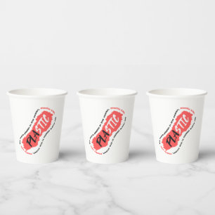 No more plastic in the ocean   Ocean pollution Paper Cups