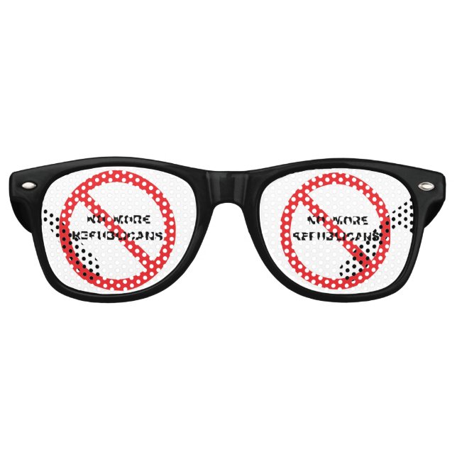 NO more Republicans Retro Sunglasses (Front)