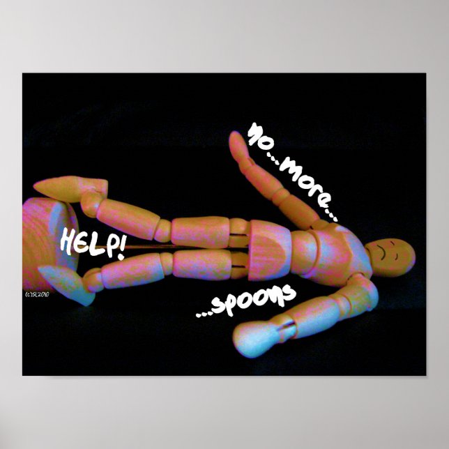 No more spoons poster (Front)