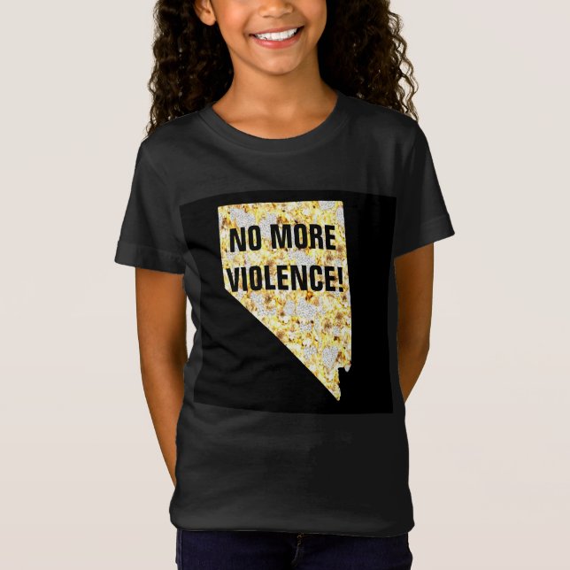 NO MORE VIOLENCE NEVADA T-Shirt (Front)
