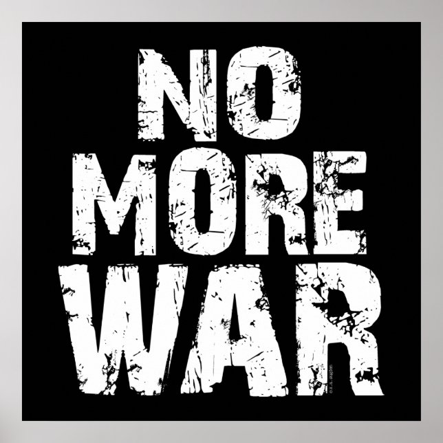 No More War Poster (Front)
