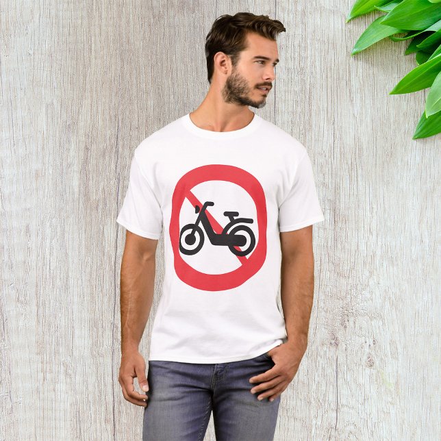 No Motorbikes Road Sign T-Shirt (Creator Uploaded)