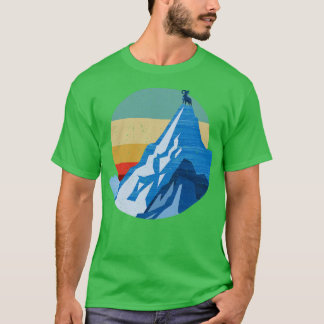 No Mountain High Enough Textured T-Shirt