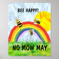 No mow May Save the bees garden lawn