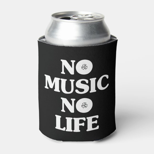 NO MUSIC NO LIFE CAN COOLER (Can Front)