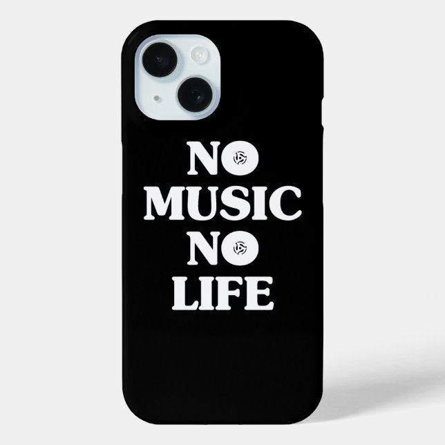 NO MUSIC NO LIFE Case-Mate iPhone CASE (Back)
