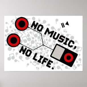NO MUSIC, NO LIFE. POSTER