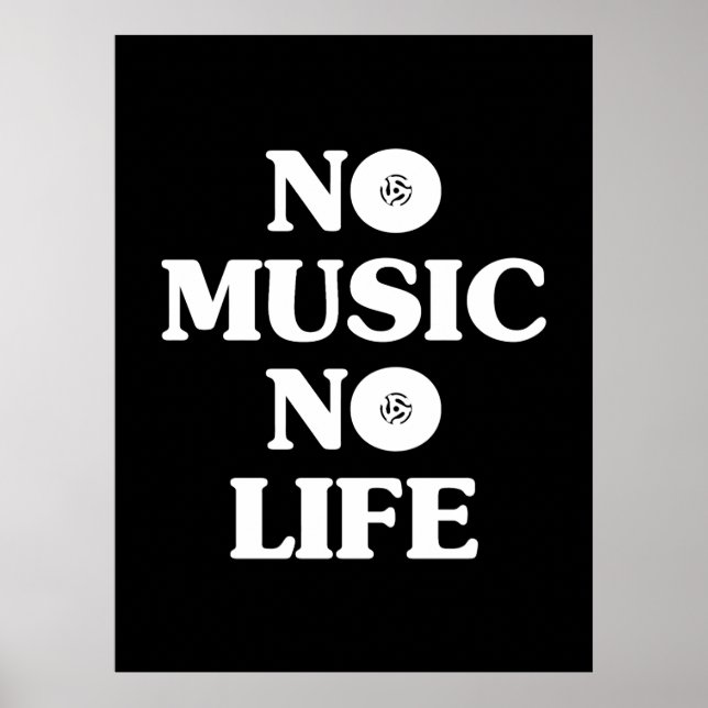 NO MUSIC NO LIFE POSTER (Front)