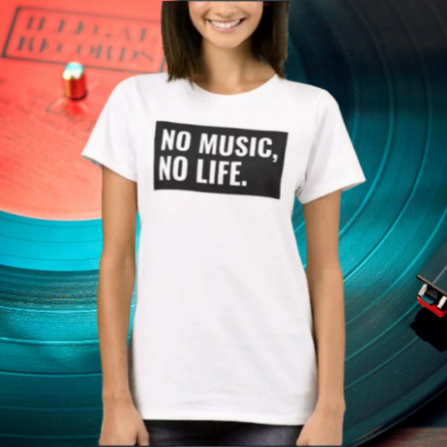No Music No Life Shirt – Bold Statement Tee (Creator Uploaded)