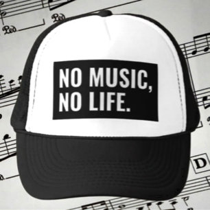 No Music No Life Trucker Hat