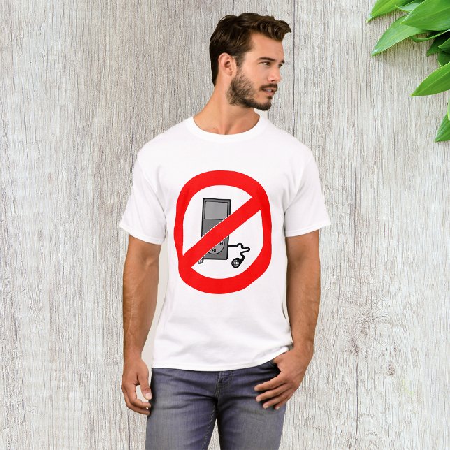 No Music Symbol Mens T-Shirt (Creator Uploaded)