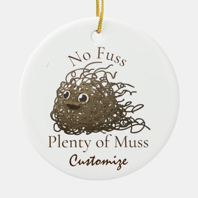 No Muss Plenty of Fuss Thunder_Cove Ceramic Tree Decoration (Front)